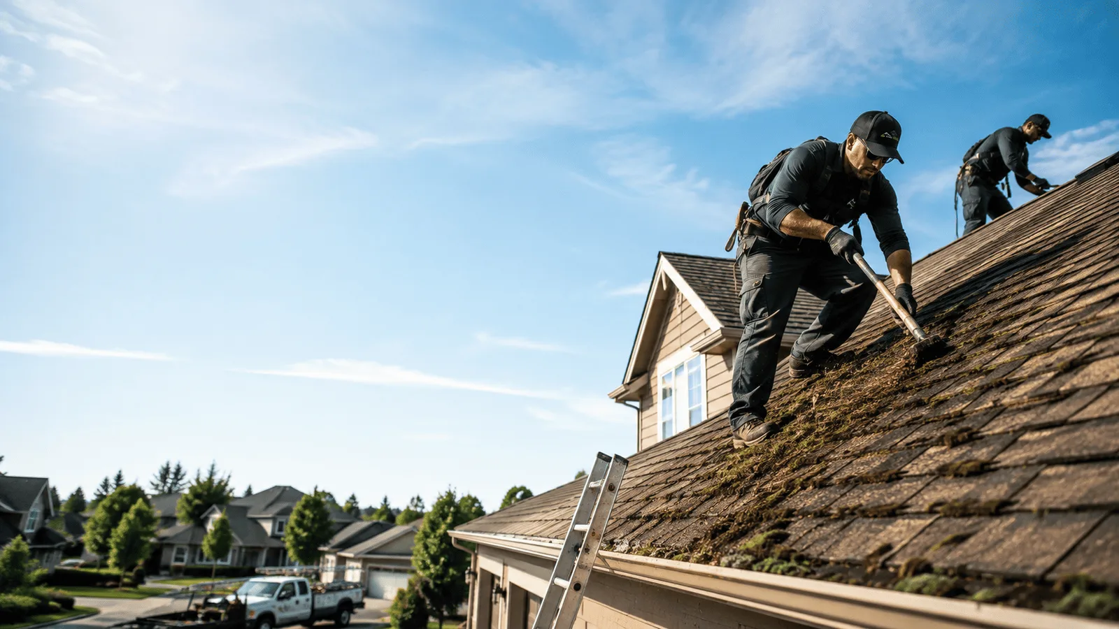 Roof Moss Removal in Lyons, OH near me
